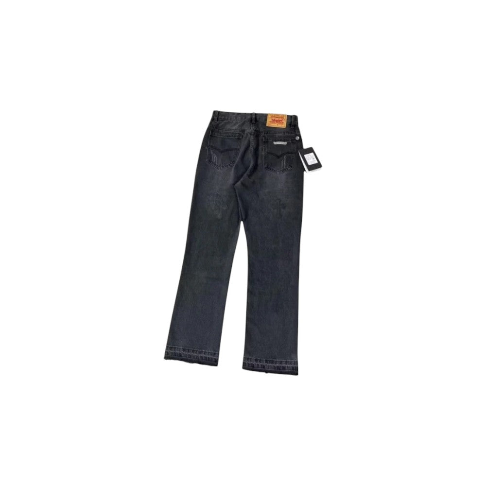 JEAN CHROME HEARTS BLACK & PINK