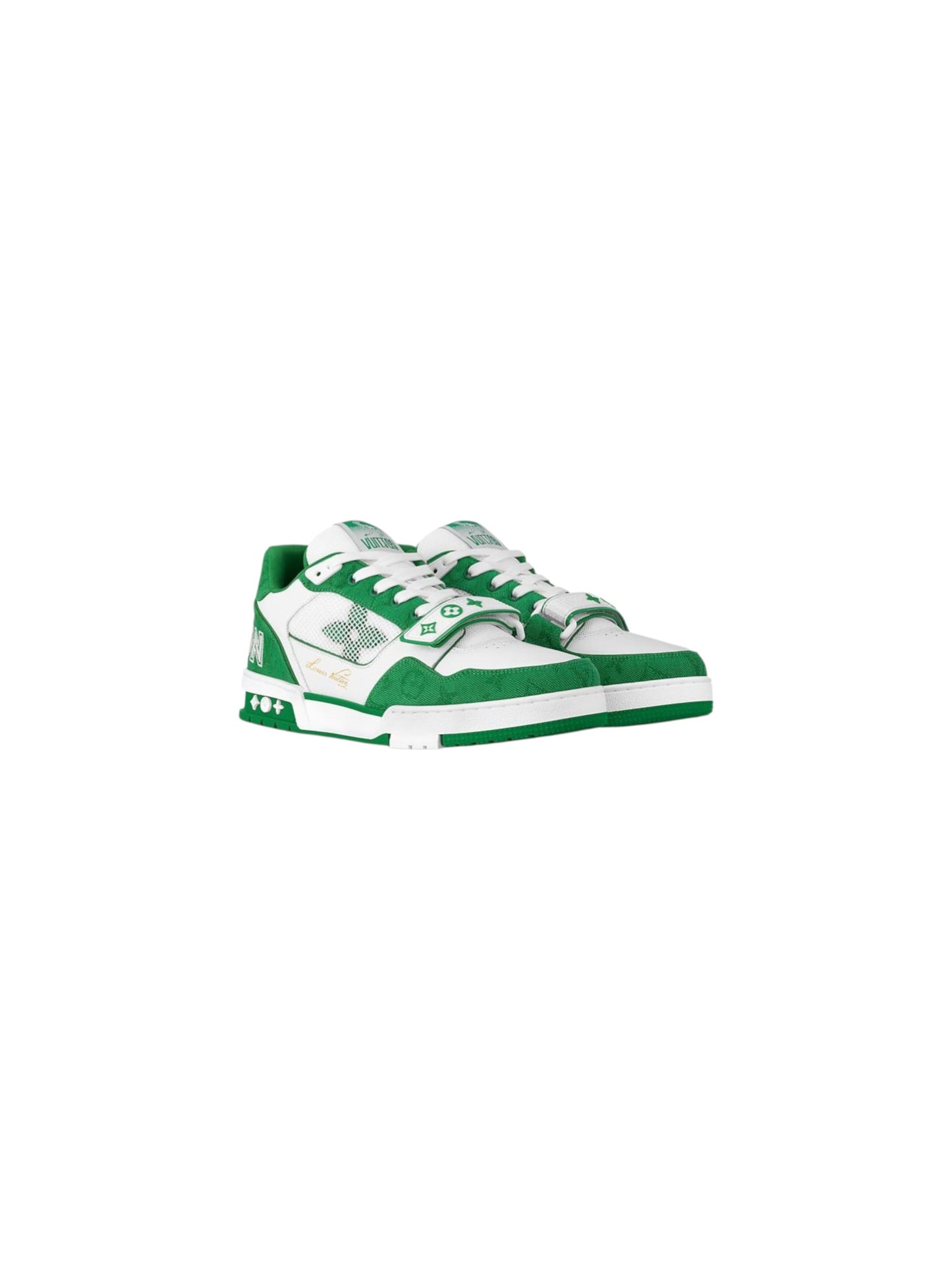 LOUIS VUITTON TRAINER DENIM GREEN