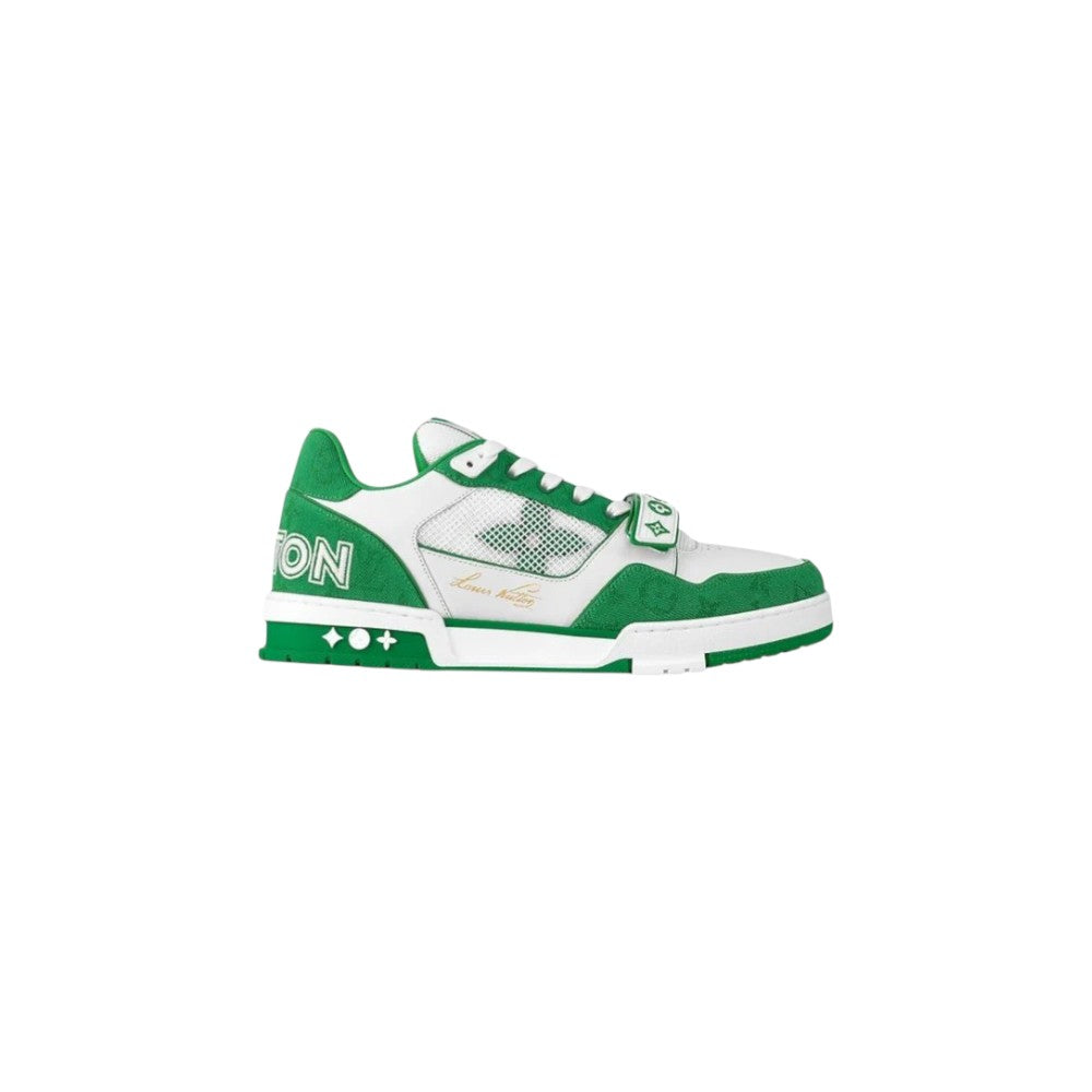 LOUIS VUITTON TRAINER DENIM GREEN