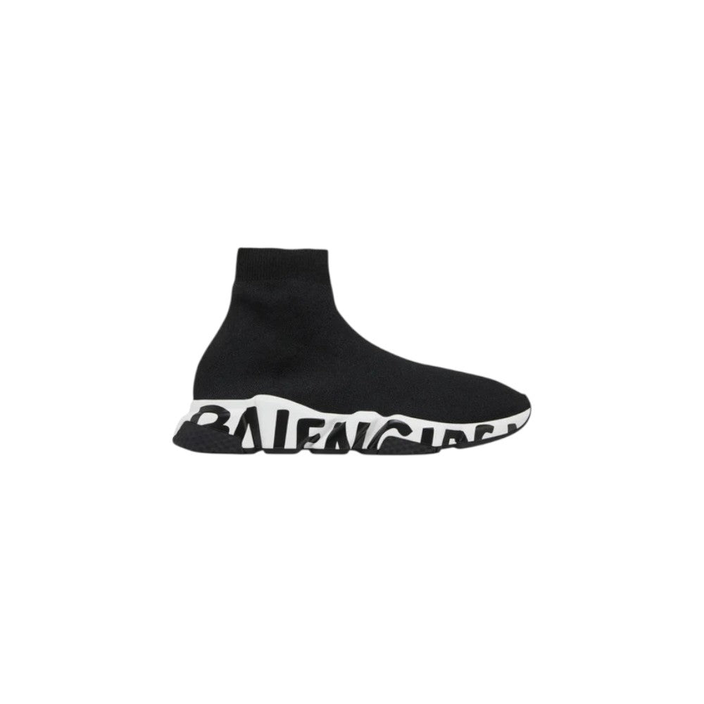 BALENCIAGA SPEED 2.0 GRAFFITTI BLACK & WHITE