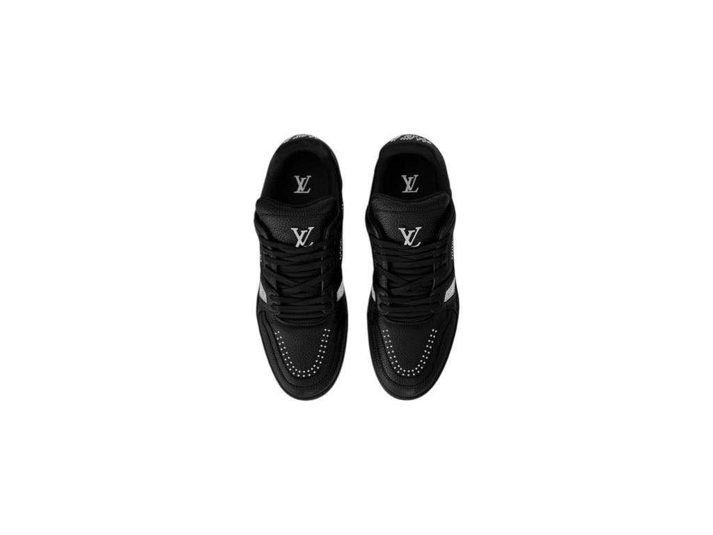 LOUIS VUITTON TRAINER BLACK CALF LEATHER