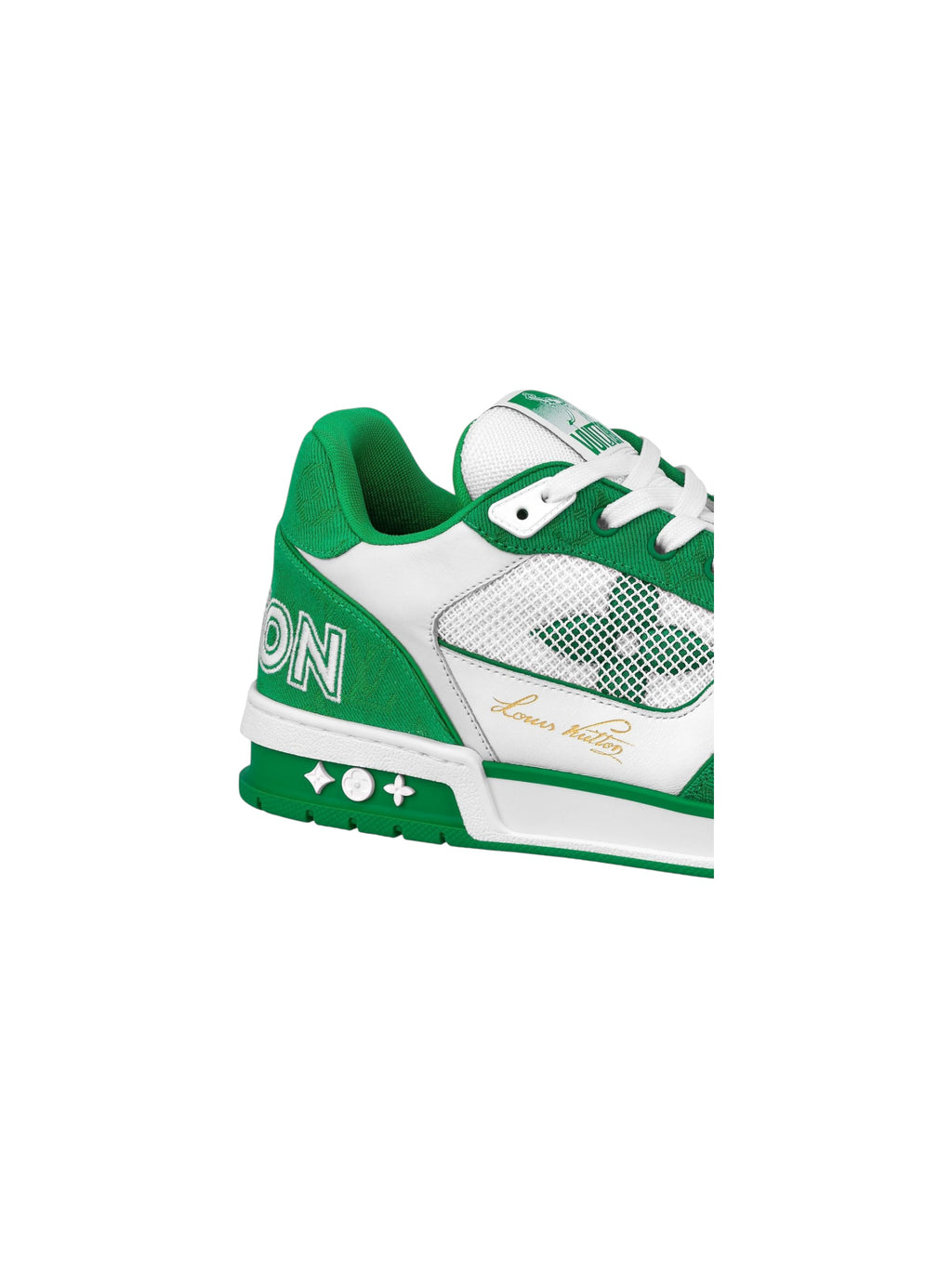 LOUIS VUITTON TRAINER DENIM GREEN