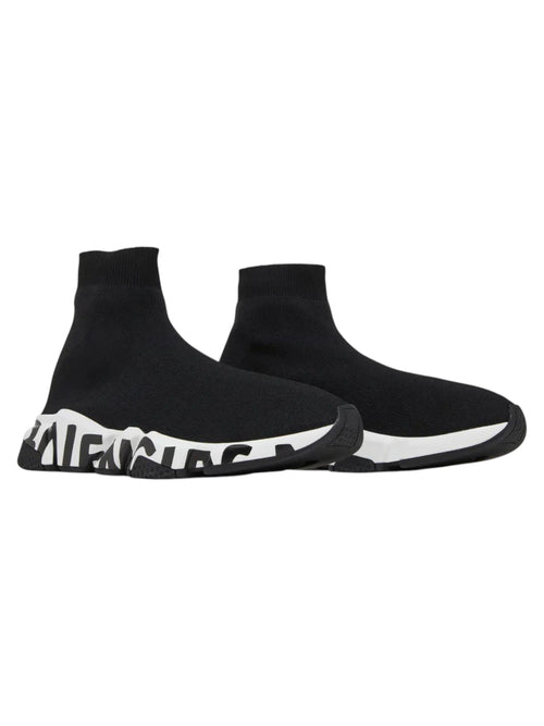 BALENCIAGA SPEED 2.0 GRAFFITTI BLACK & WHITE